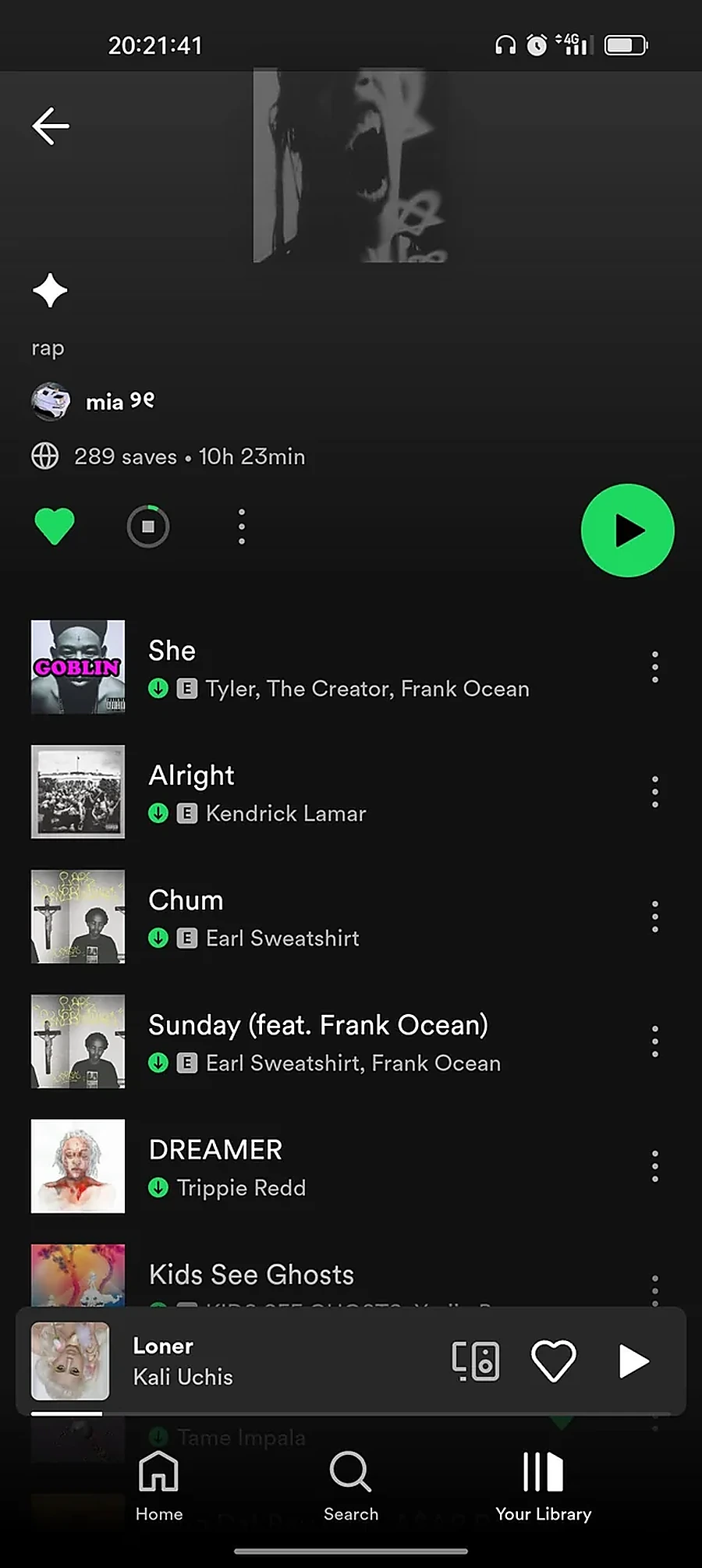 Gapless Reproducción Spotify función screenshot