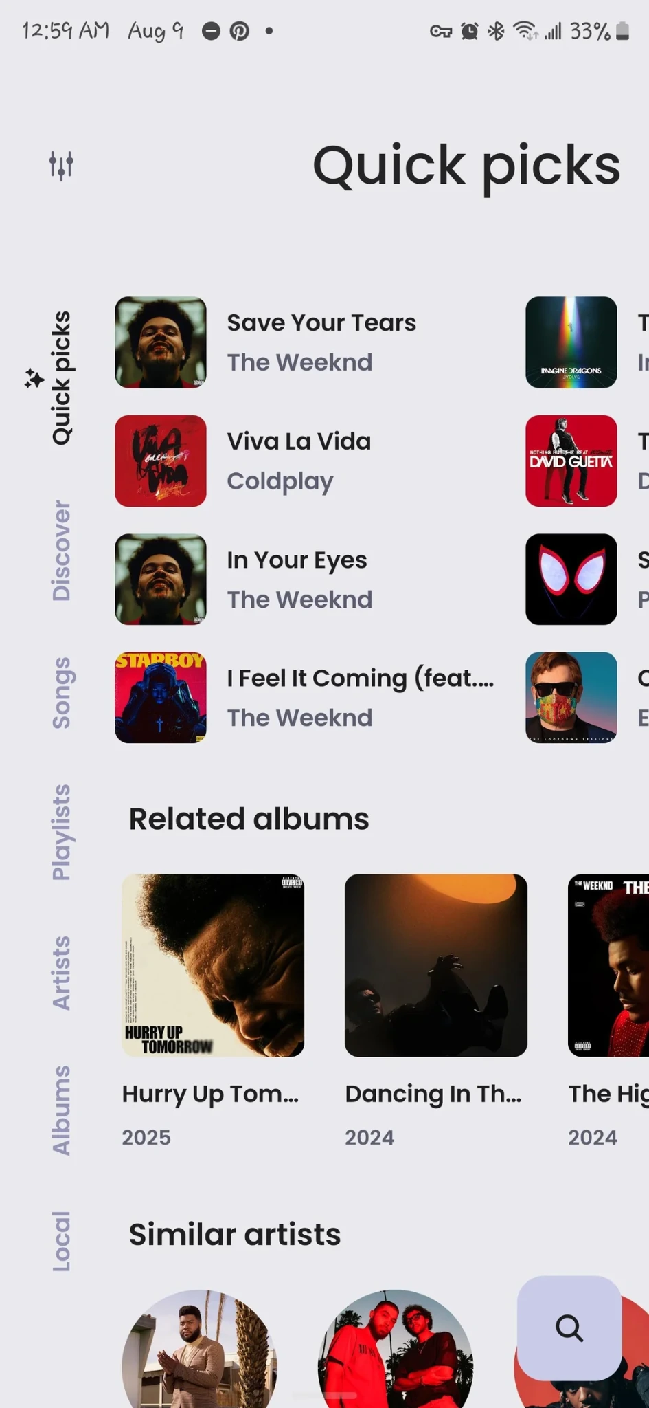 Volume Nomalization Spotify función screenshot